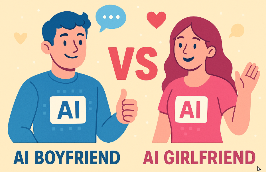 AI Boyfriend vs AI Girlfriend: Complete Comparison Guide | dmwithme